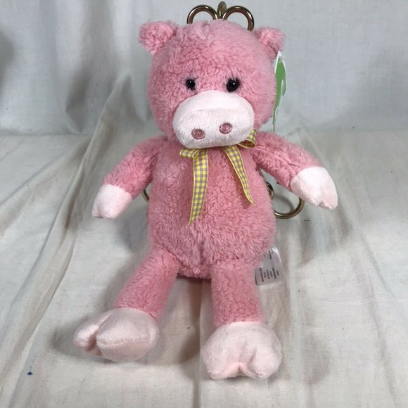 Baby Girl Gift Set Pink Plush Pig Chewable Teether - Picture 5 of 11